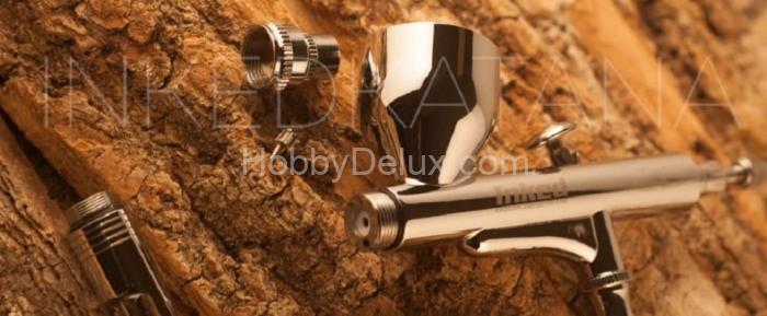 Аэрограф INKEDKATANA (игла/сопло 0.2, тефлон, сопло-звёздочка) Katana0.2