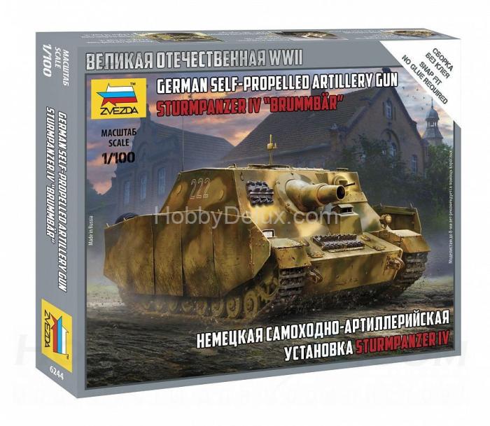 Немецкая самоходно-артиллерийская установка STURMPANZER IV ZV6244