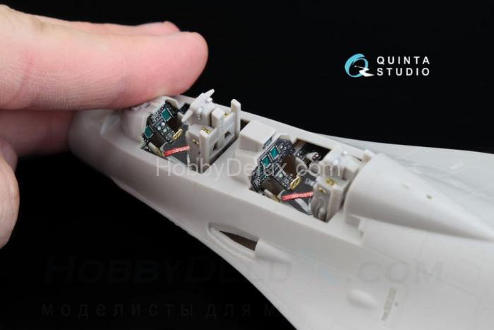 3D Декаль интерьера кабины F-16I Hasegawa QD48046