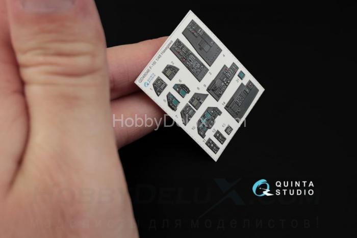 3D Декаль интерьера кабины F-16I Hasegawa QD48046