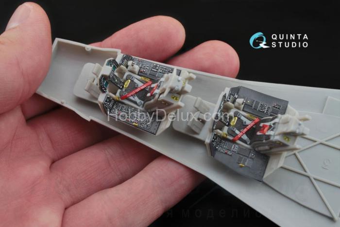 3D Декаль интерьера кабины F-16I Hasegawa QD48046