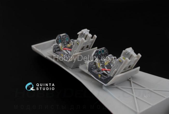 3D Декаль интерьера кабины F-16I Hasegawa QD48046