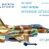 3D Декаль интерьера кабины F-16I Hasegawa QD48046