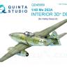 3D Декаль интерьера кабины Me-262A для модели HobbyBoss QD48089