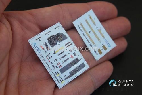 3D Декаль интерьера кабины Me-262A  для модели HobbyBoss