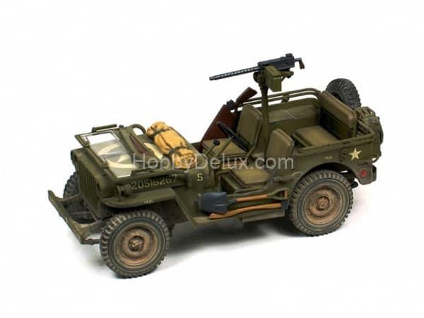 Американский 1/4-тонный джип 4х4 Willys MB с фигурой водителя 35219