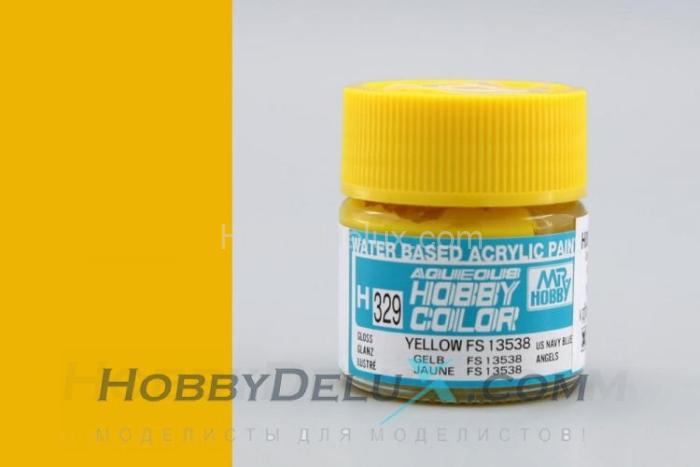 Краска акриловая Hobby Color - H329 FS13538 Yellow H329