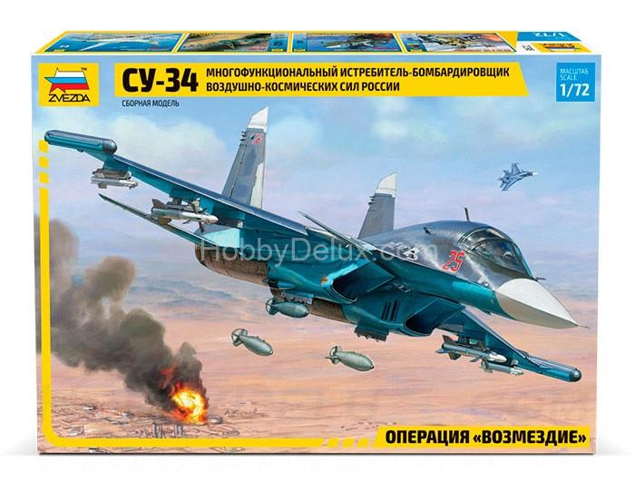 Российский истребитель-бомбардировщик Су-34 ZV7298