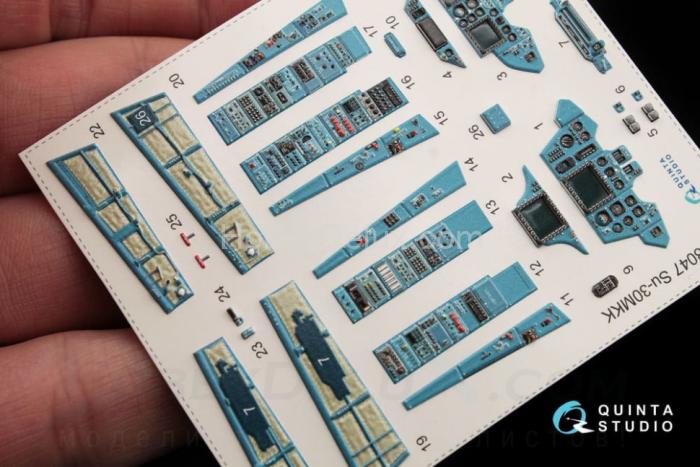 3D Декаль интерьера кабины Су-30 МКК QD48047