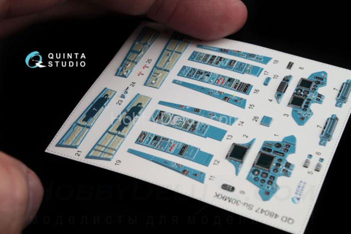 3D Декаль интерьера кабины Су-30 МКК QD48047