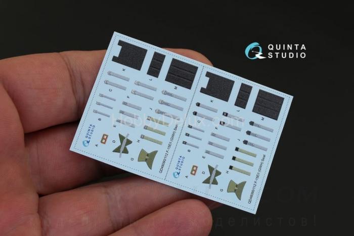 3D Декаль интерьера кабины F-15E  для модели GWH QD48090