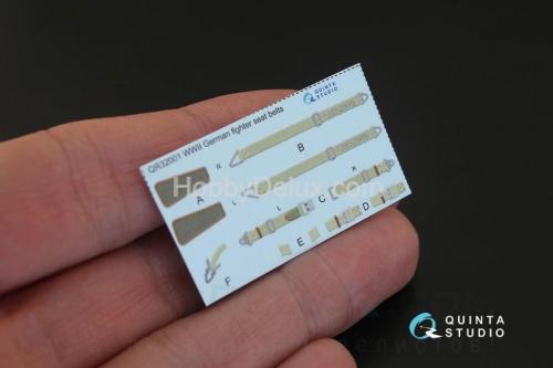 3D Декаль интерьера кабины Me-262A для модели Трубач