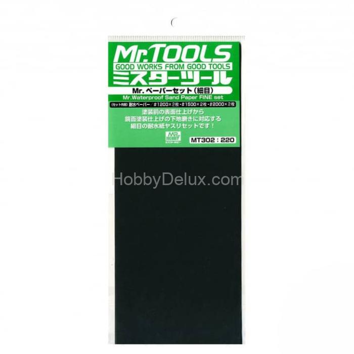 Наждачная бумага MT-302 Mr.Waterproof Sand Paper Set Fine 3x2 MT-302