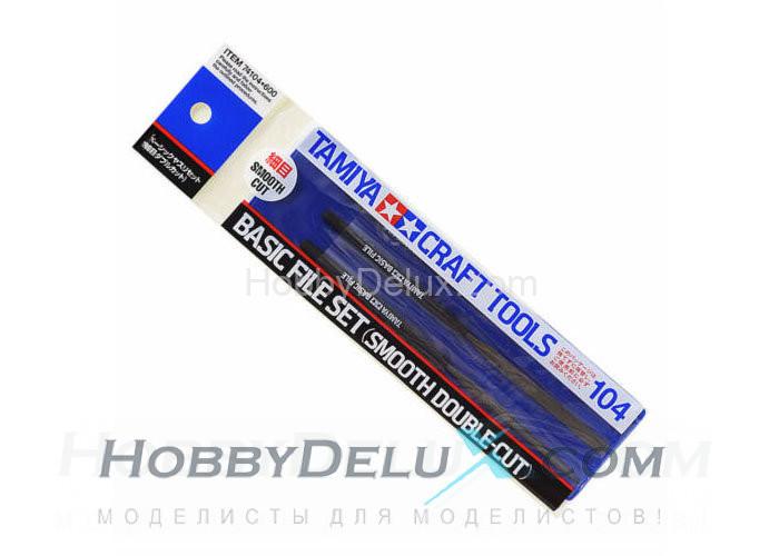 Набор надфилей с мелкой насечкой, 3 шт. 74104