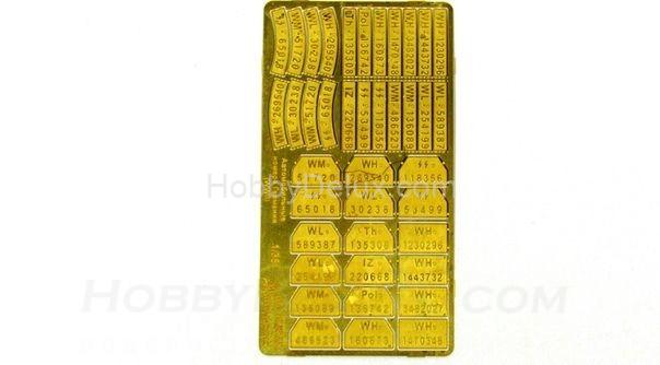 Автомобильные номера Германии готовые (WW II) МД035335