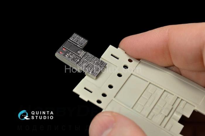 3D Декаль интерьера кабины UH-1Y Venom для модели Kitty Hawk QD48091