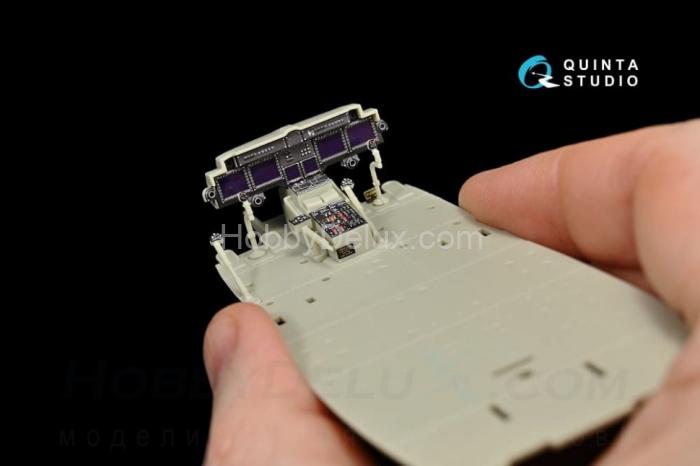 3D Декаль интерьера кабины UH-1Y Venom для модели Kitty Hawk QD48091