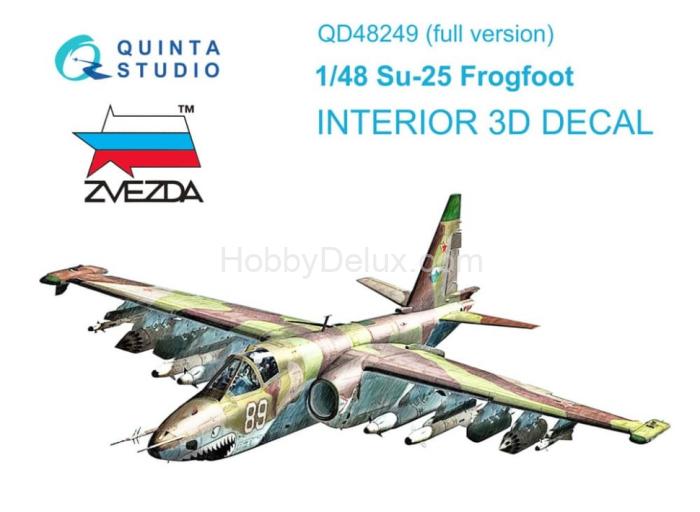 3D Декаль интерьера кабины Су-25 QD48249