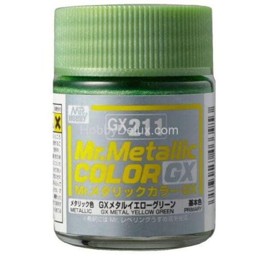 MR.HOBBY GX-211 GX Metal Yellow Green (18ml)