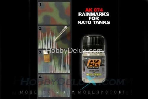 AK074 AK Interactive RAINMARKS FOR NATO TANKS (следы дождя для танков НАТО)