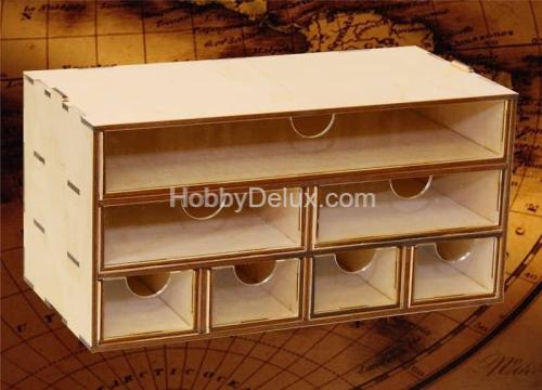 Касcетный модуль-органайзер комбинированный  на 7 ящичков.