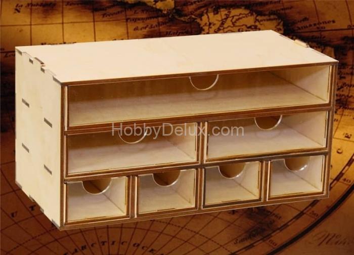 Касcетный модуль-органайзер комбинированный на 7 ящичков. MWP-0010-17