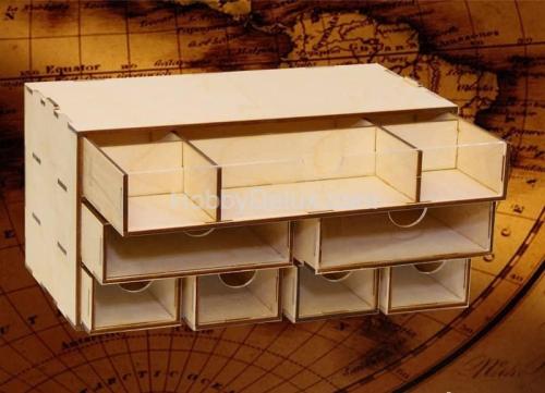 Касcетный модуль-органайзер комбинированный  на 7 ящичков.