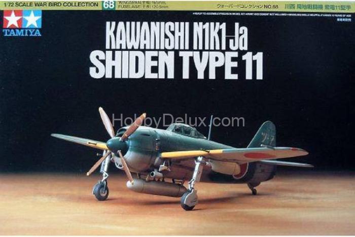 Tamiya 60768 1/72 Kawanishi N1K1-Ja Shiden Type 11 60768