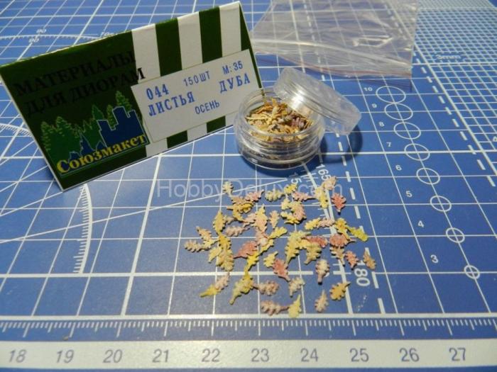 Листья дуба - осень (материал полулатекс) SM044
