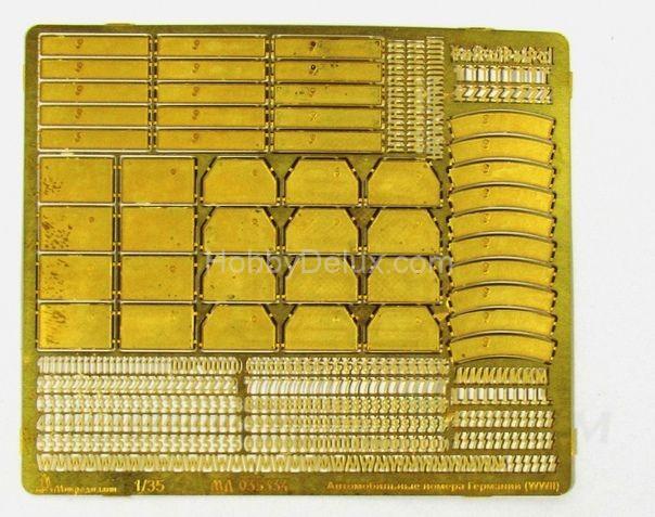 Автомобильные номера Германии наборные (WW II) МД035334