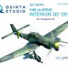 3D Декаль интерьера кабины Ju 87D/G  для модели Hasegawa QD48092