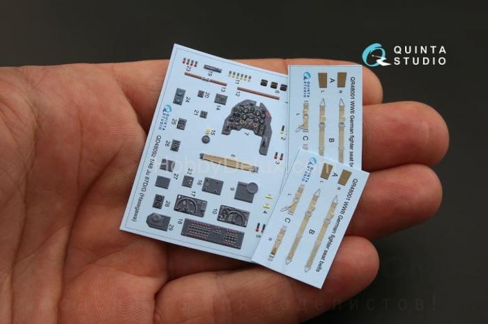 3D Декаль интерьера кабины Ju 87D/G  для модели Hasegawa QD48092