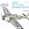 3D Декаль интерьера кабины Fw 190F-8 для модели Revell QD32062