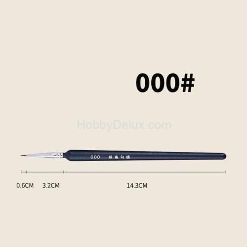 Профессиональная элитная кисть (волк) №000