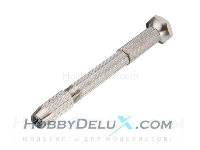 Минидрель ручная с двумя реверсивными цангами JAS4204