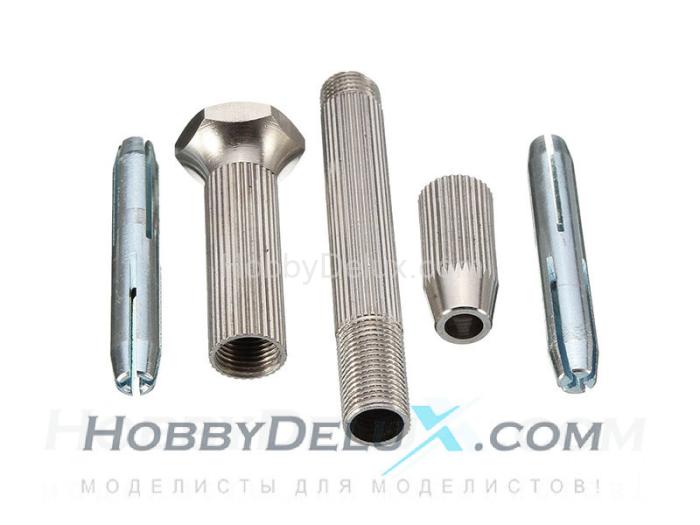 Минидрель ручная с двумя реверсивными цангами JAS4204