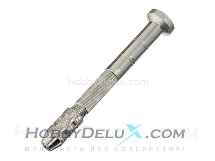 Минидрель ручная с двумя реверсивными цангами JAS4204