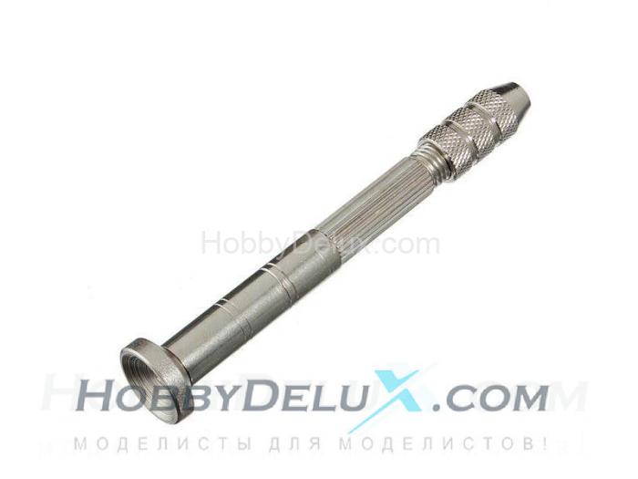 Минидрель ручная с двумя реверсивными цангами JAS4204