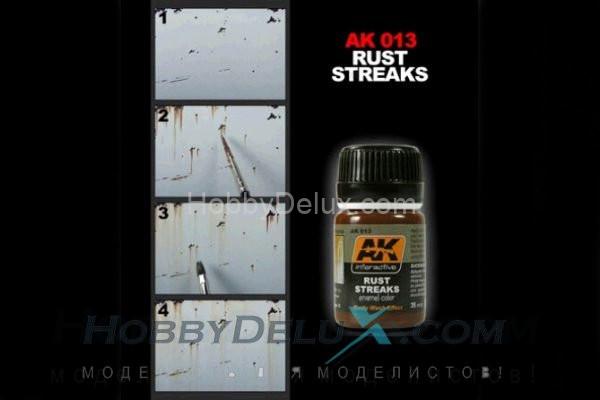 AK013 AK Interactive RUST STREAKS (полосы ржавчины) AK013