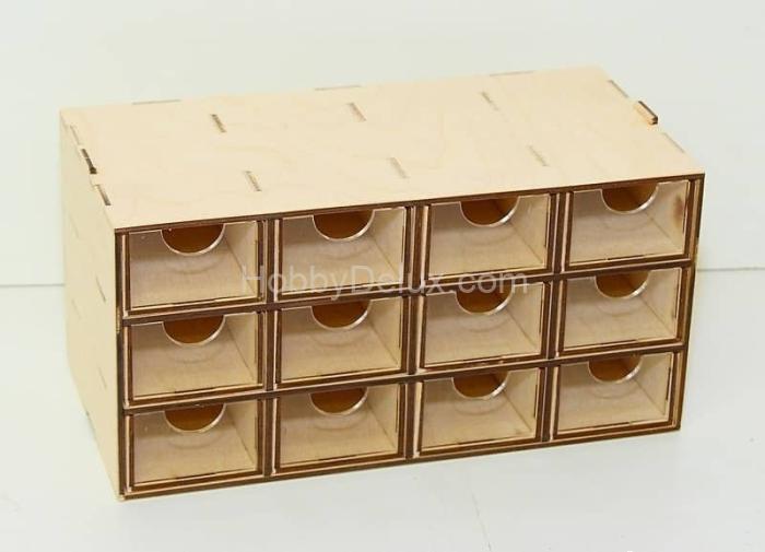 Касcетный модуль-органайзер на 12 маленьких ящичков. MWP-0010-15