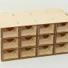 Касcетный модуль-органайзер на 12 маленьких ящичков. MWP-0010-15