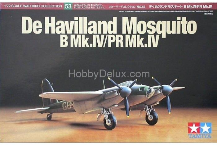 Tamiya 60753 1/72 De Havilland Mosquito B Mk.IV/PR Mk.IV 60753