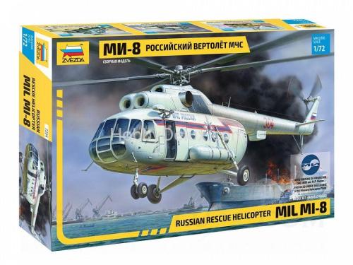 Российский вертолёт ЧС МИ-8