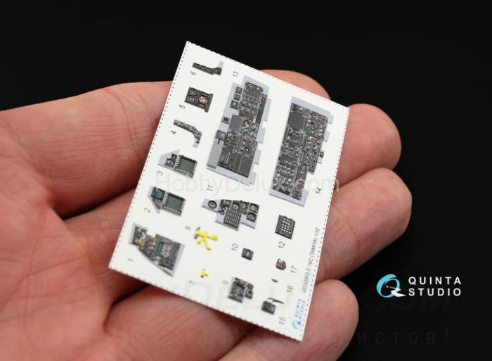 3D Декаль интерьера кабины F-16C QD32003