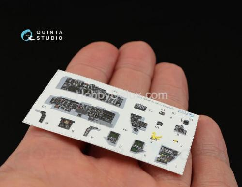 3D Декаль интерьера кабины F-16C