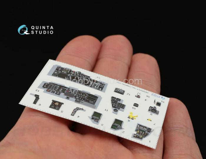 3D Декаль интерьера кабины F-16C QD32003