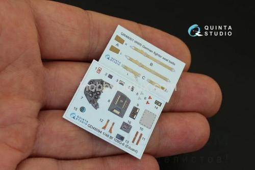 3D Декаль интерьера кабины Bf 109G-6 для модели Eduard