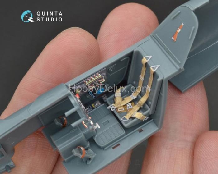 3D Декаль интерьера кабины Bf 109G-6 для модели Eduard QD48094