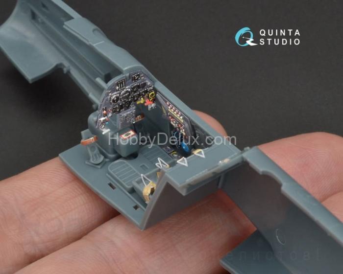 3D Декаль интерьера кабины Bf 109G-6 для модели Eduard QD48094