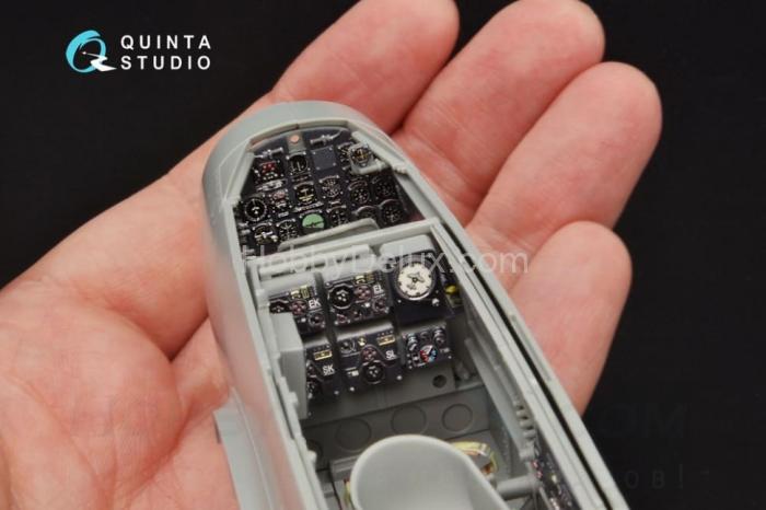 3D Декаль интерьера кабины Bf 110C/D для модели Dragon QD32063